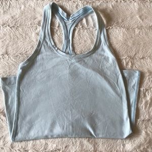 Light blue lulu lemon tank top